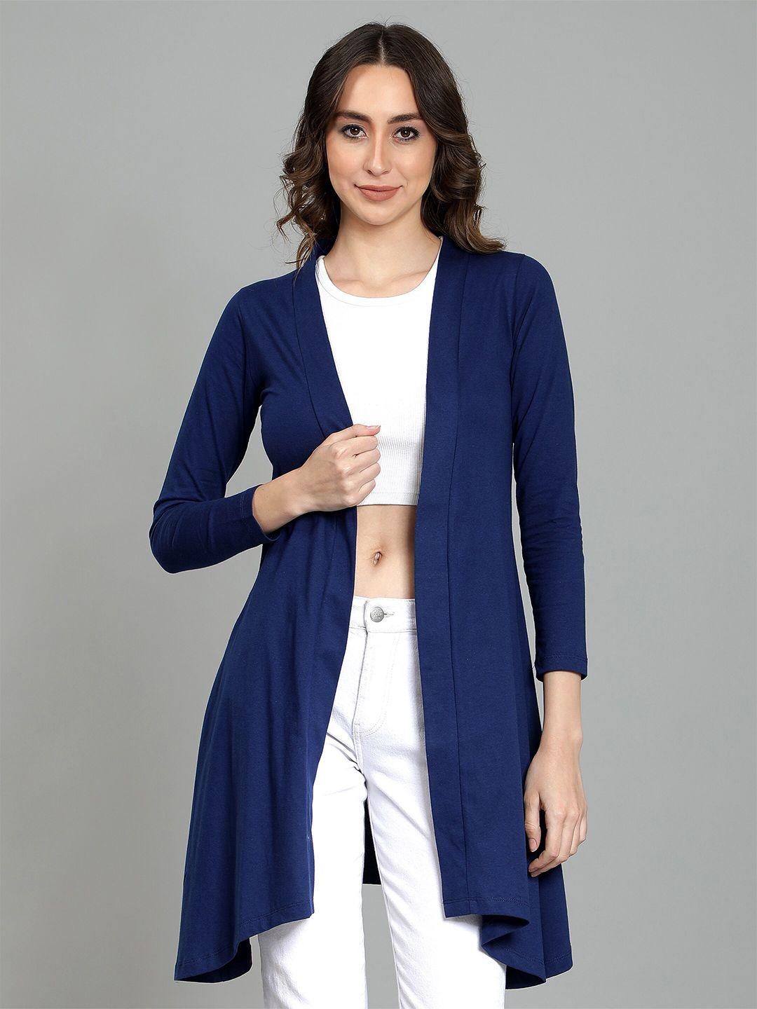 nimble open front pure cotton longline shrug