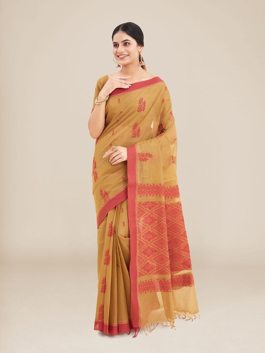 kalyan silks floral woven design saree