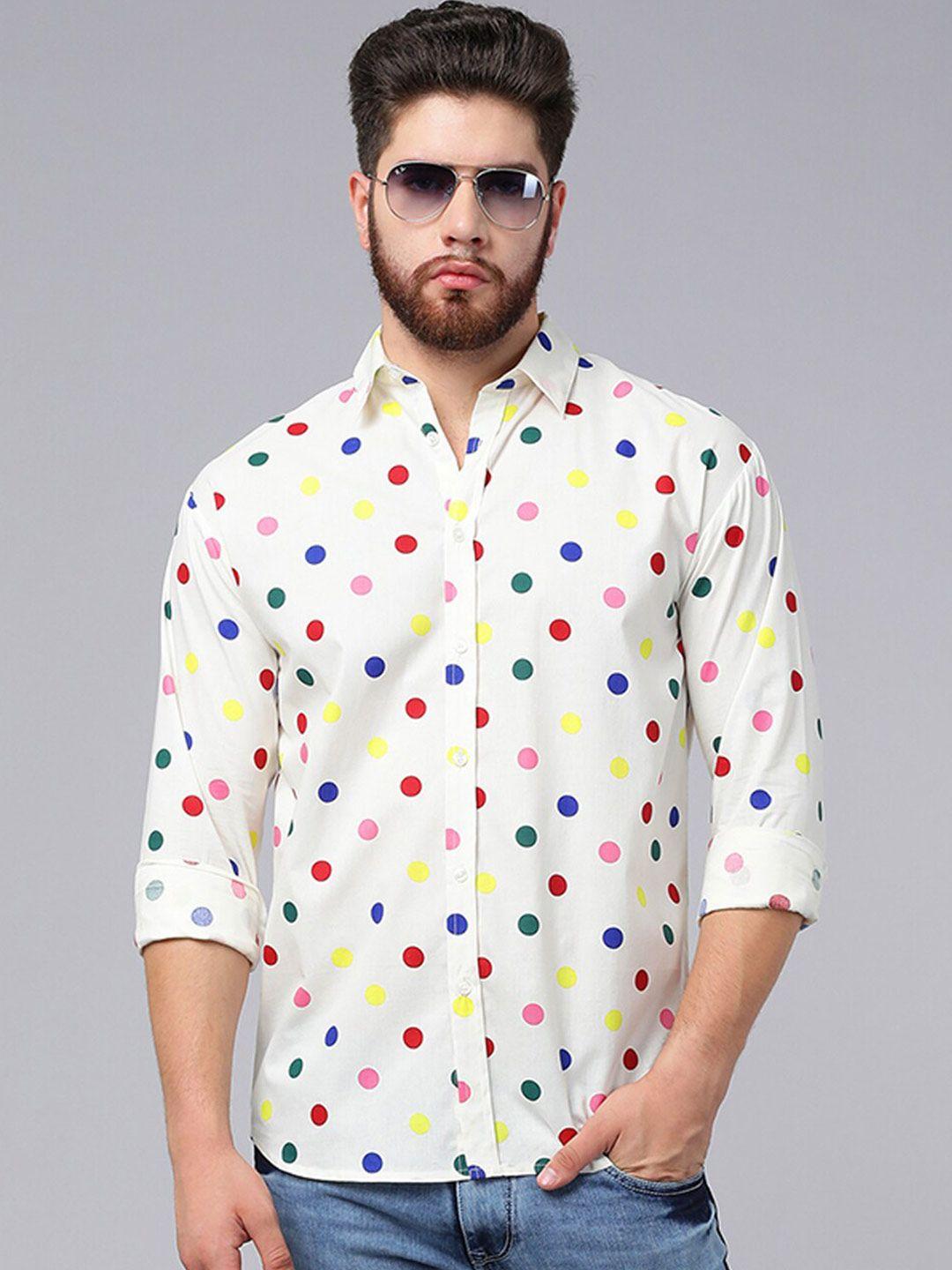 a.t.u.n. classic floral printed casual pure cotton shirt