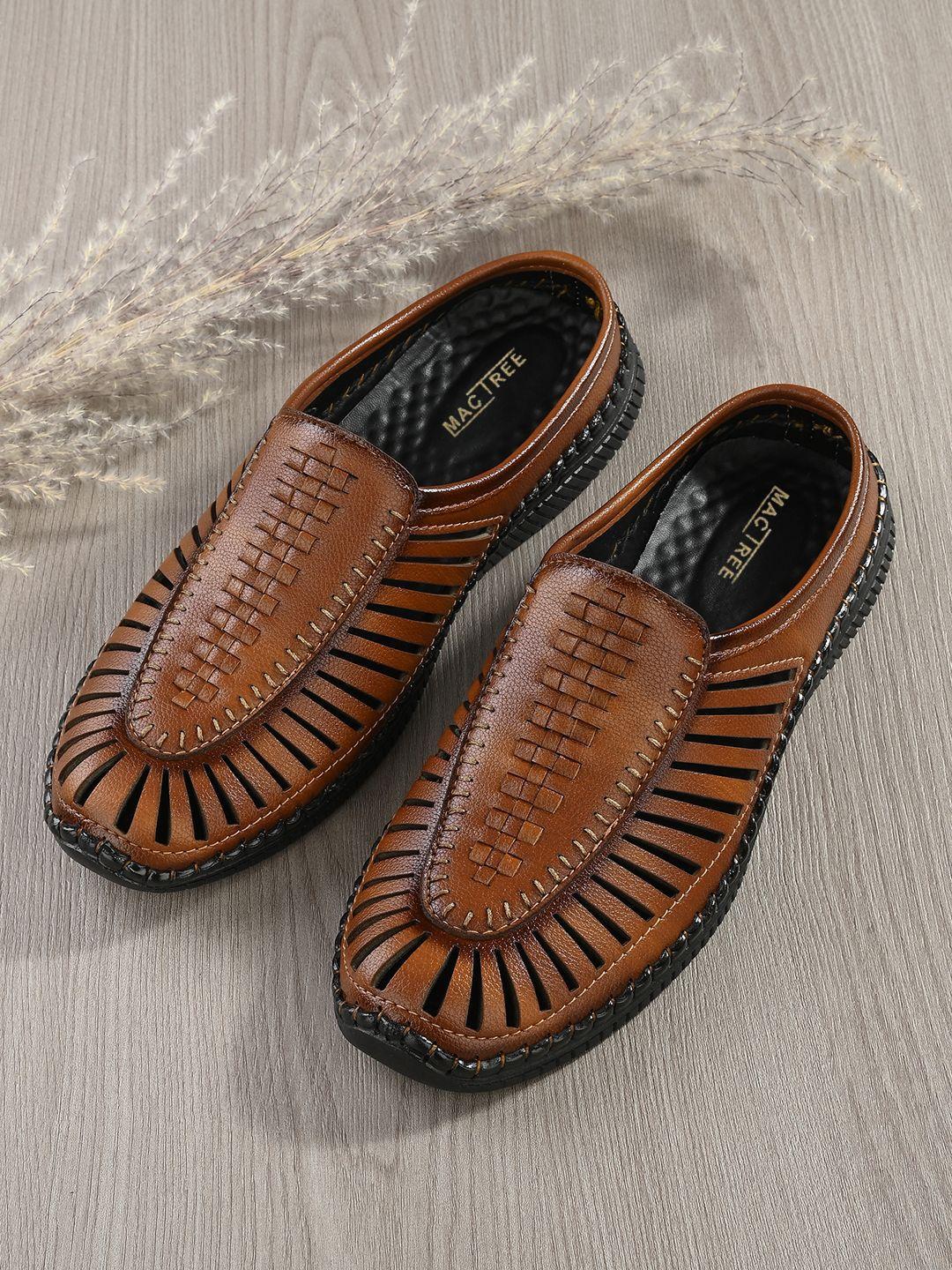 mactree men pu shoe-style sandals