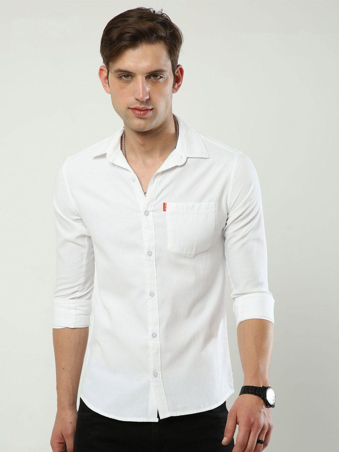 reslag slim fit cotton casual shirt