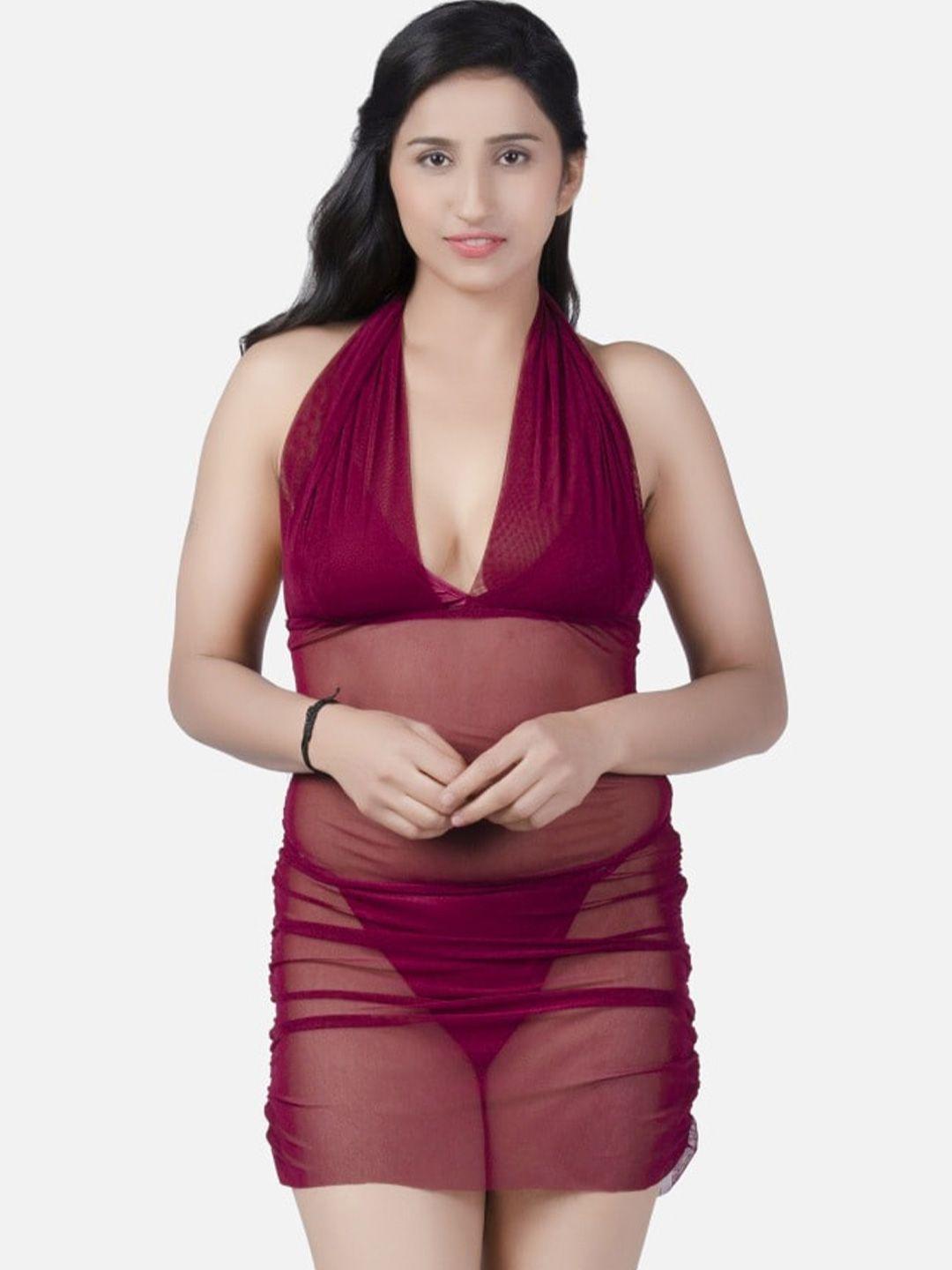 klamotten halter neck baby doll