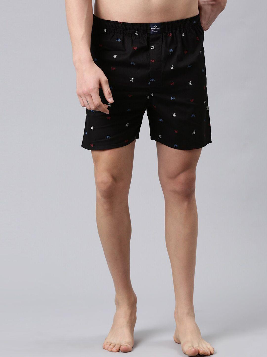 metronaut men printed pure cotton boxers