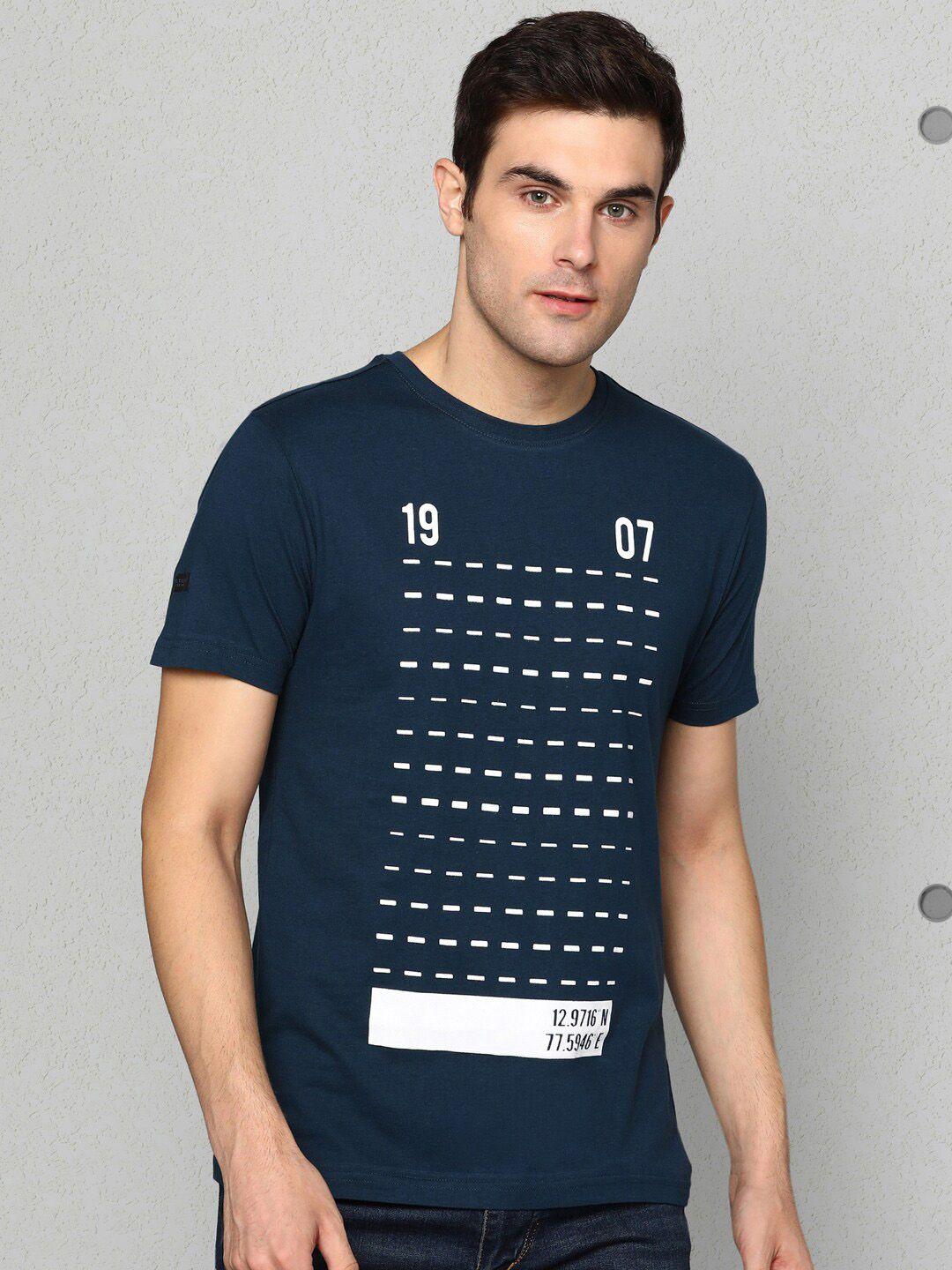 metronaut printed round neck cotton t-shirt