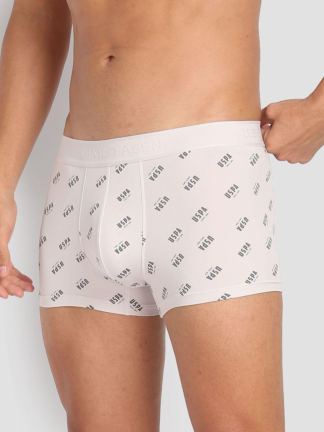 u.s. polo assn. men printed stretchable trunk