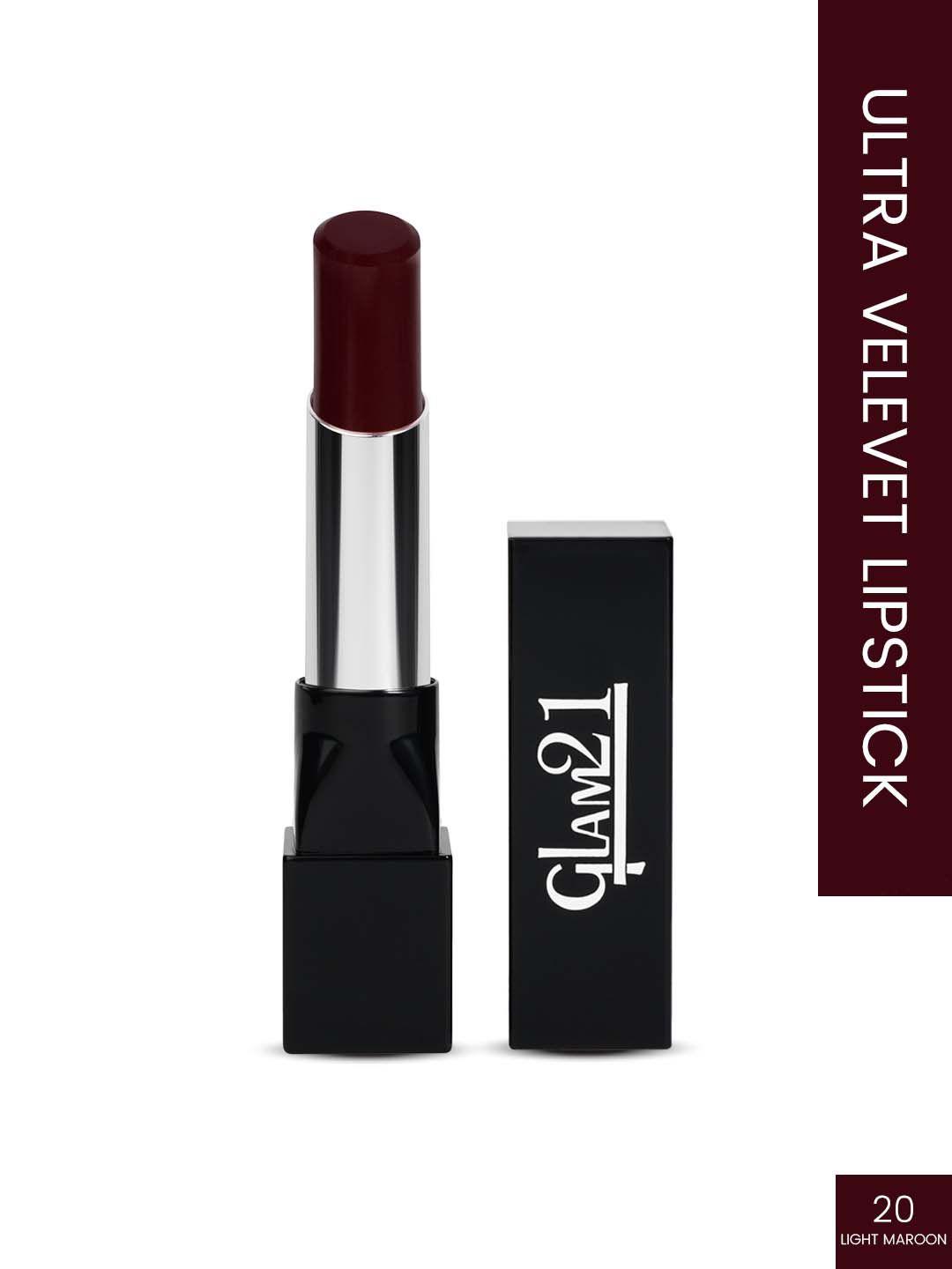 glam21 ultra velvet lipstick - light maroon 20