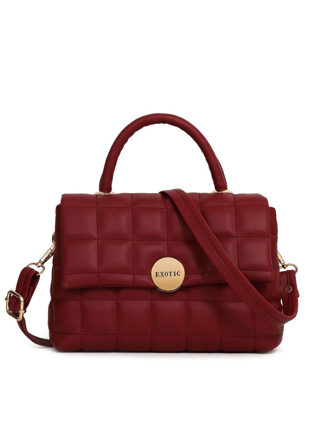 exotic textured structured handheld bag with quilted