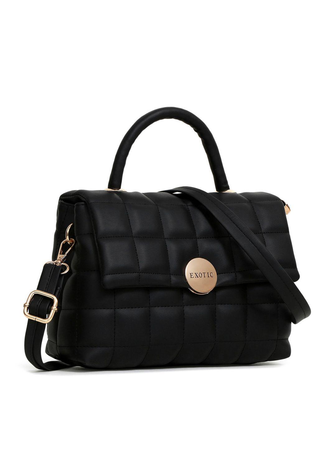 exotic textured structured handheld bag with quilted