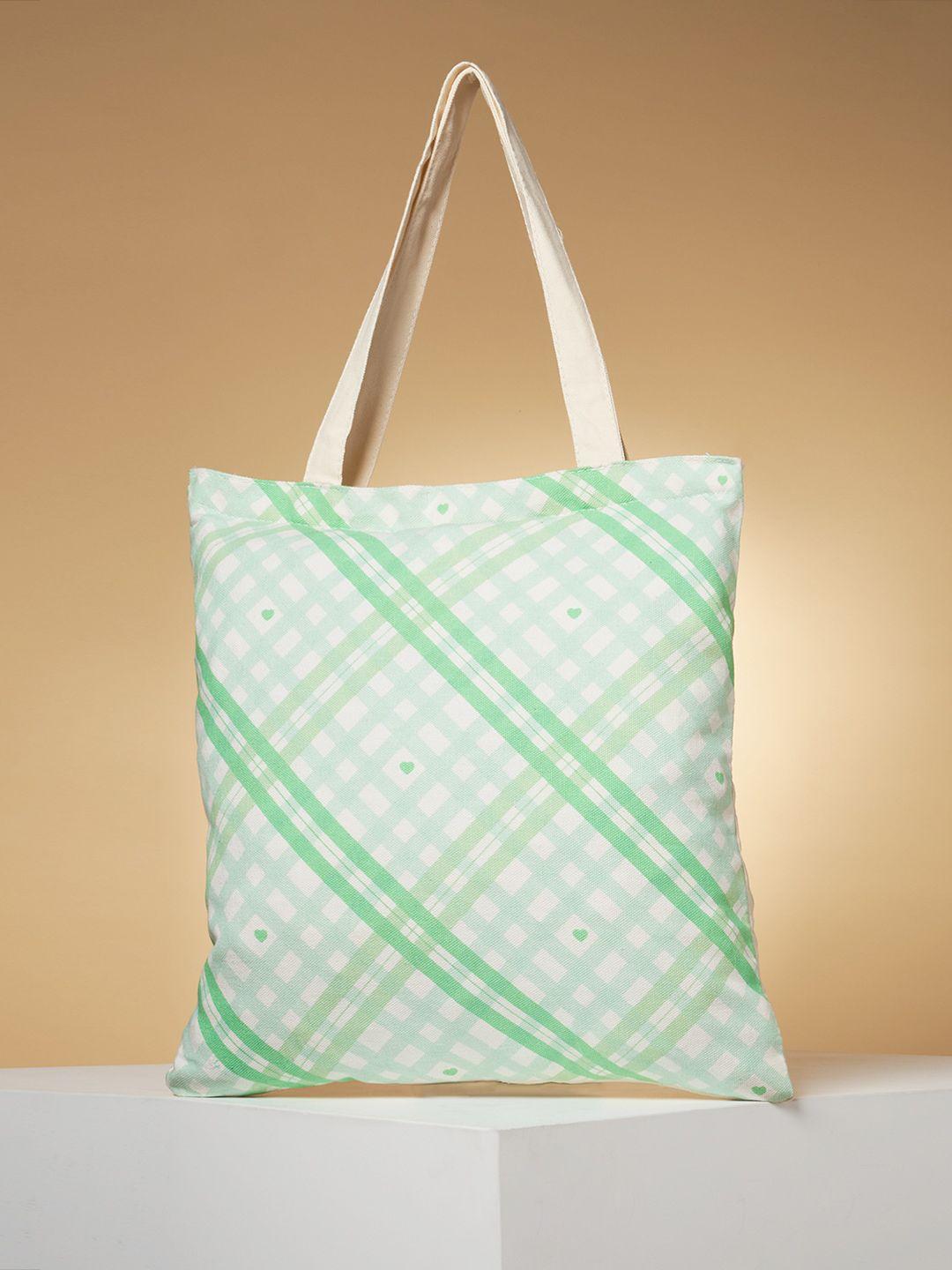 forever glam by pantaloons checked structured tote bag