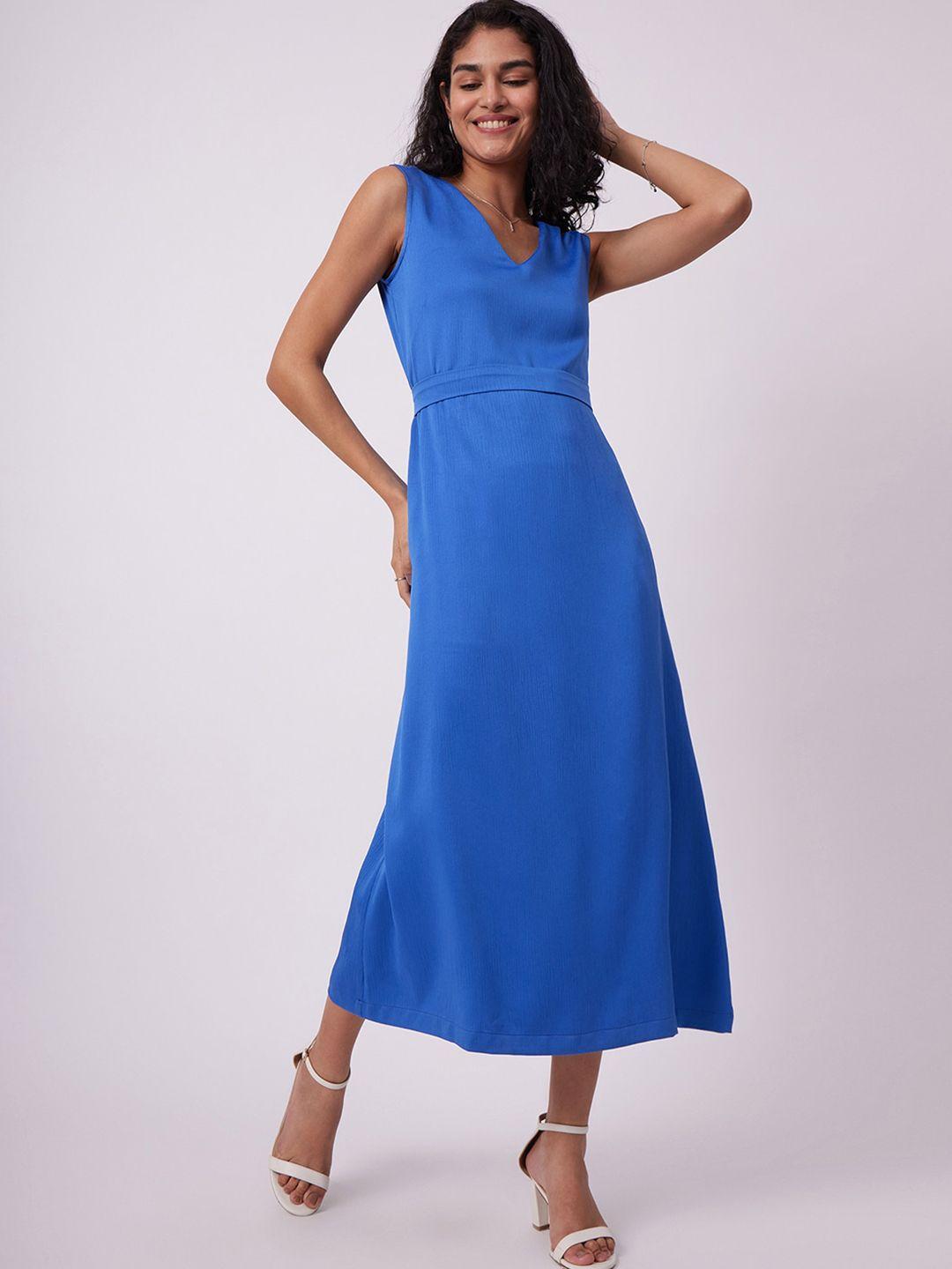 fablestreet satin a-line midi dress