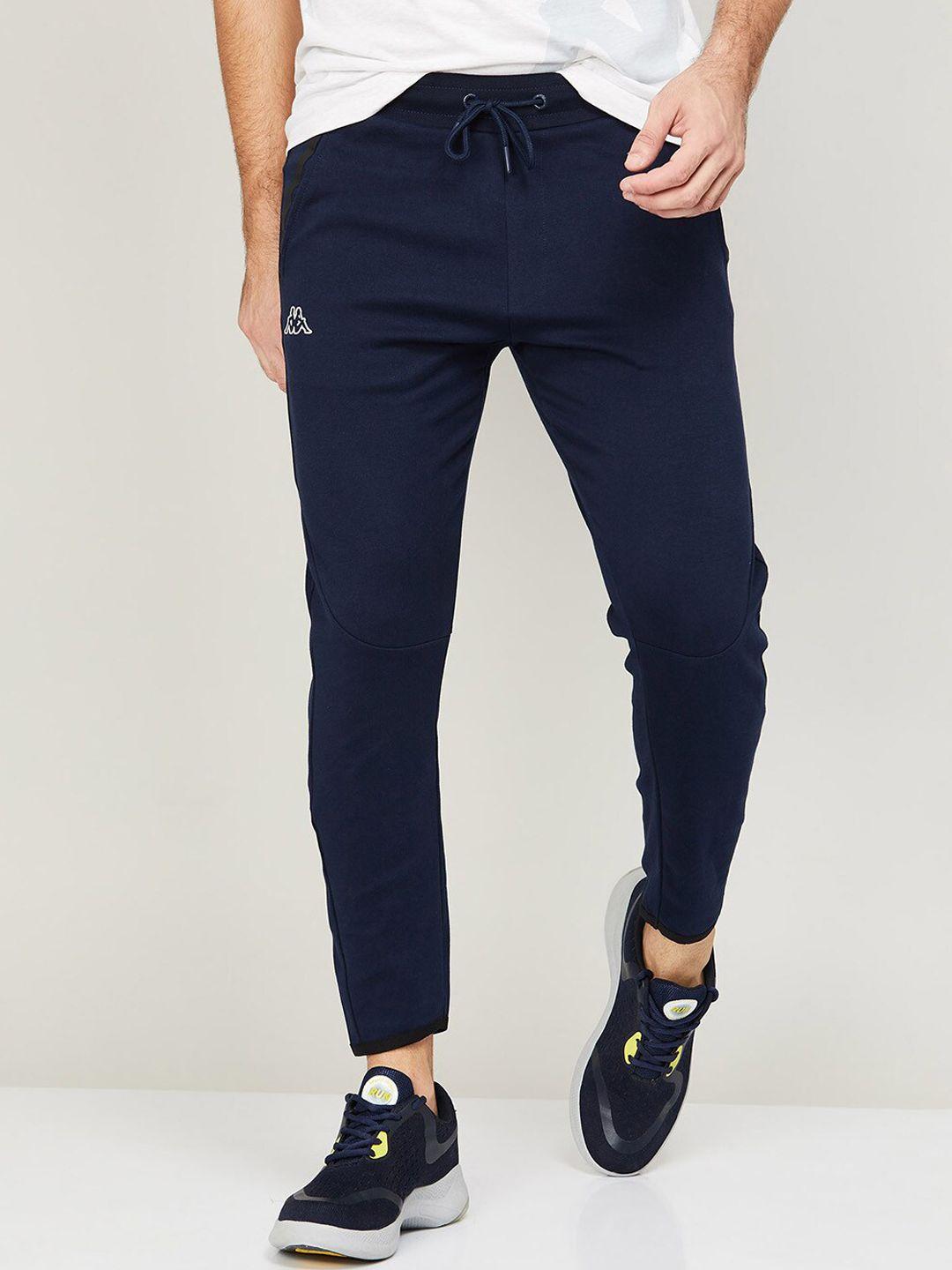 kappa men mid-rise slim-fit track pants