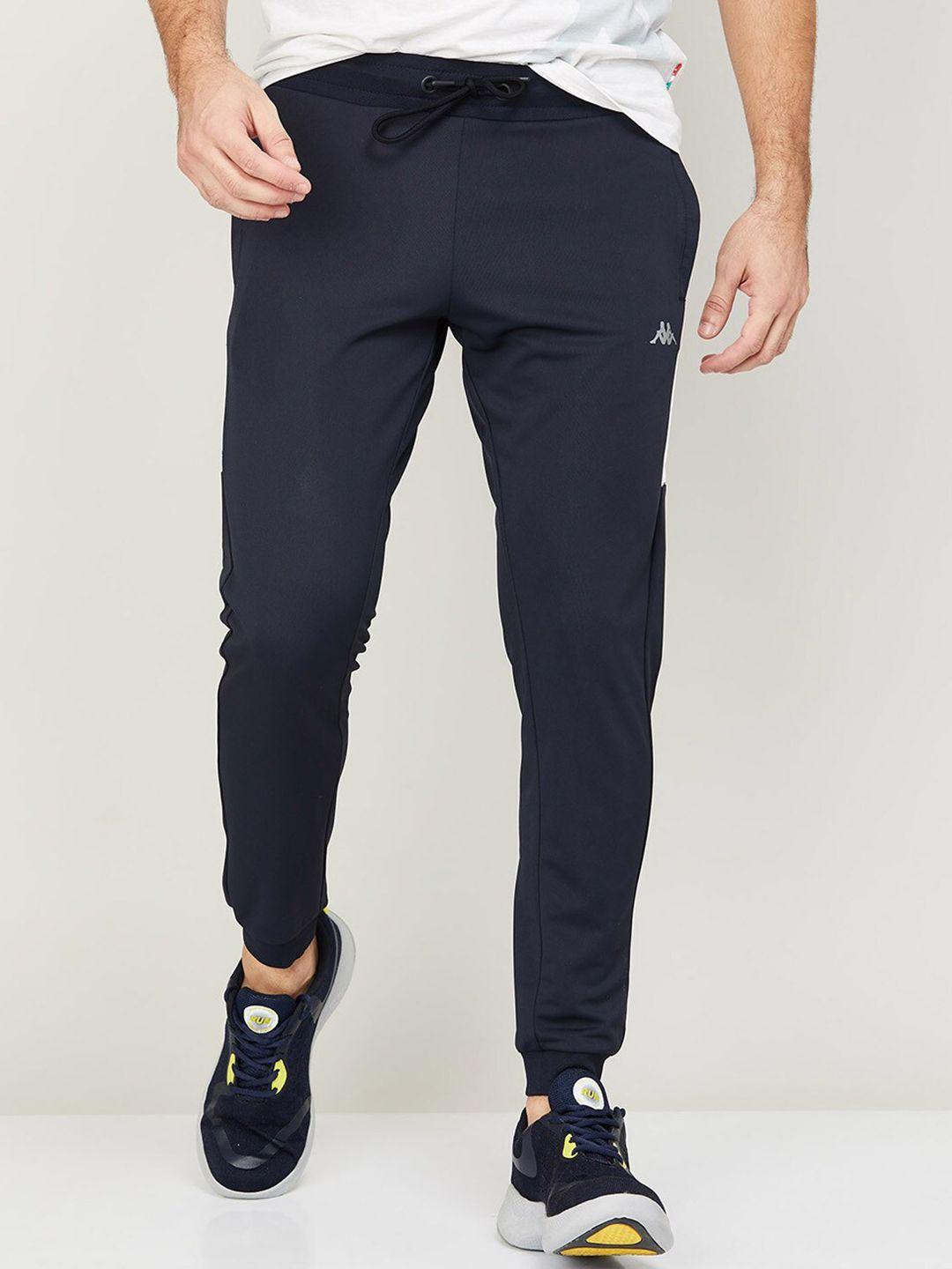 kappa men mid-rise slim-fit joggers