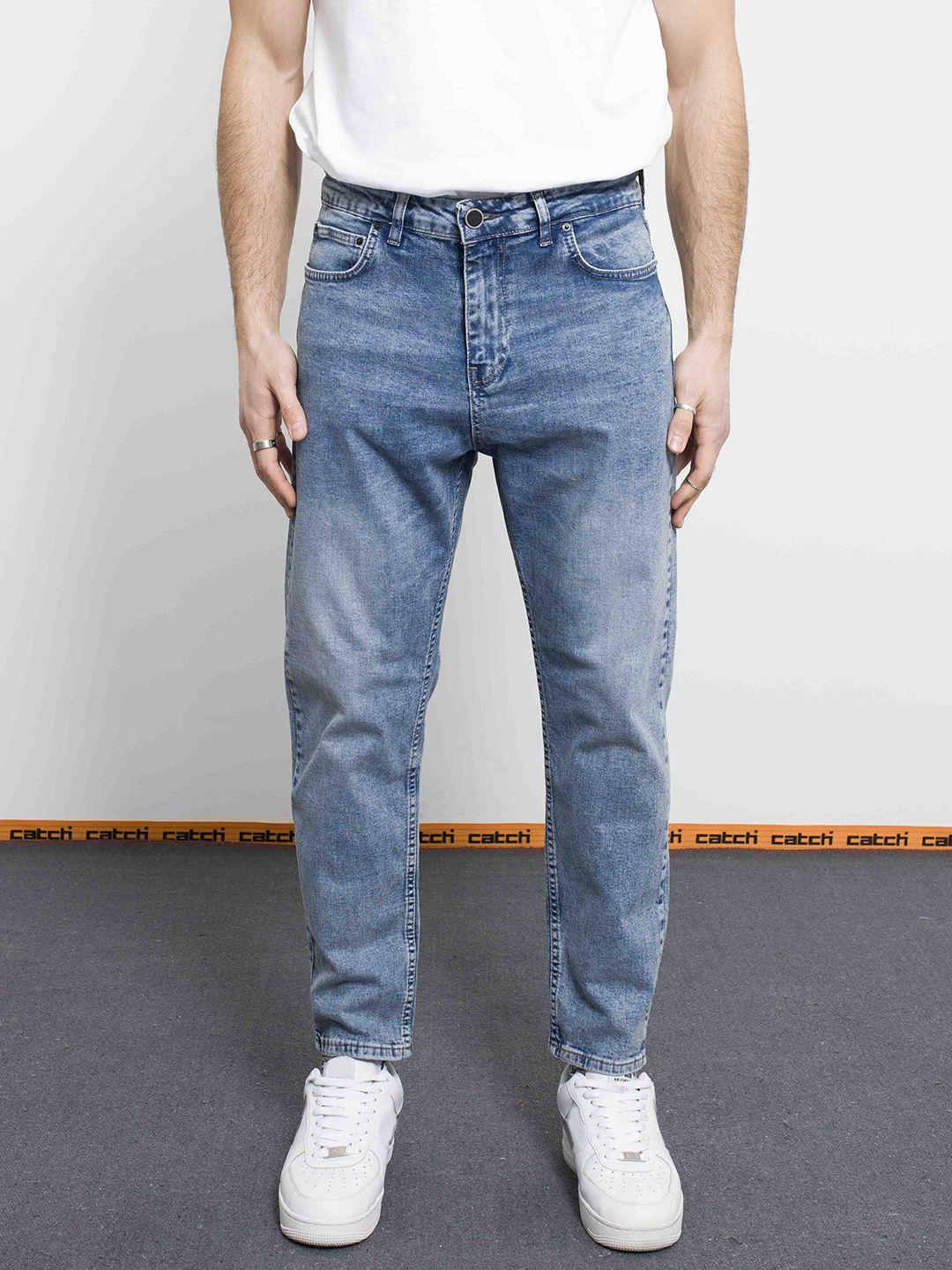 catch men light fade stretchable jeans