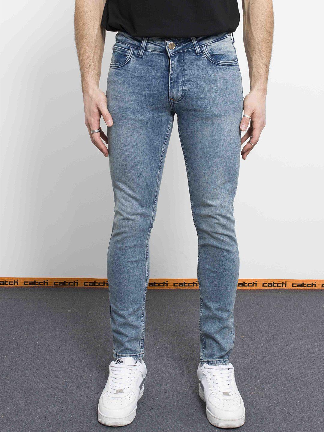 catch men slim fit light fade jeans