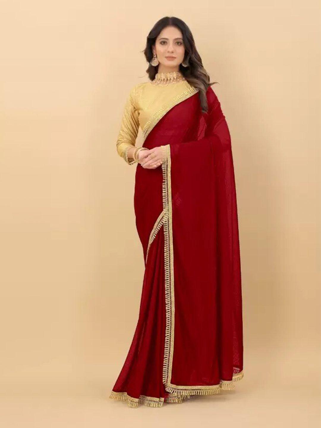 florence art silk embellished saree