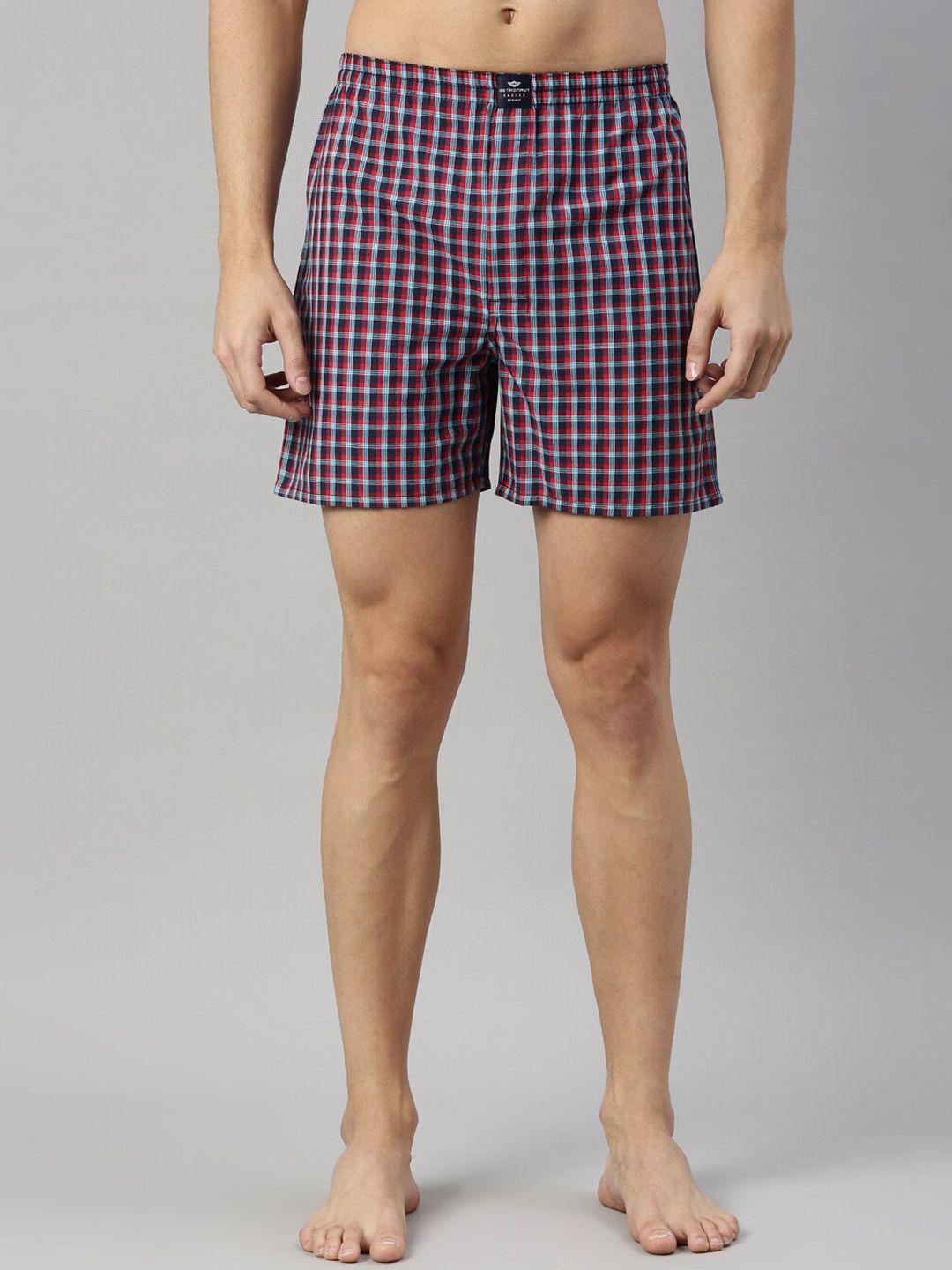 metronaut men printed pure cotton boxers