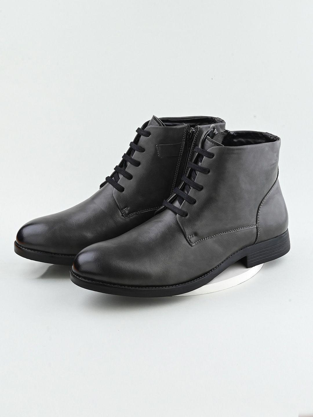 the roadster lifestyle co. men textured regular boots