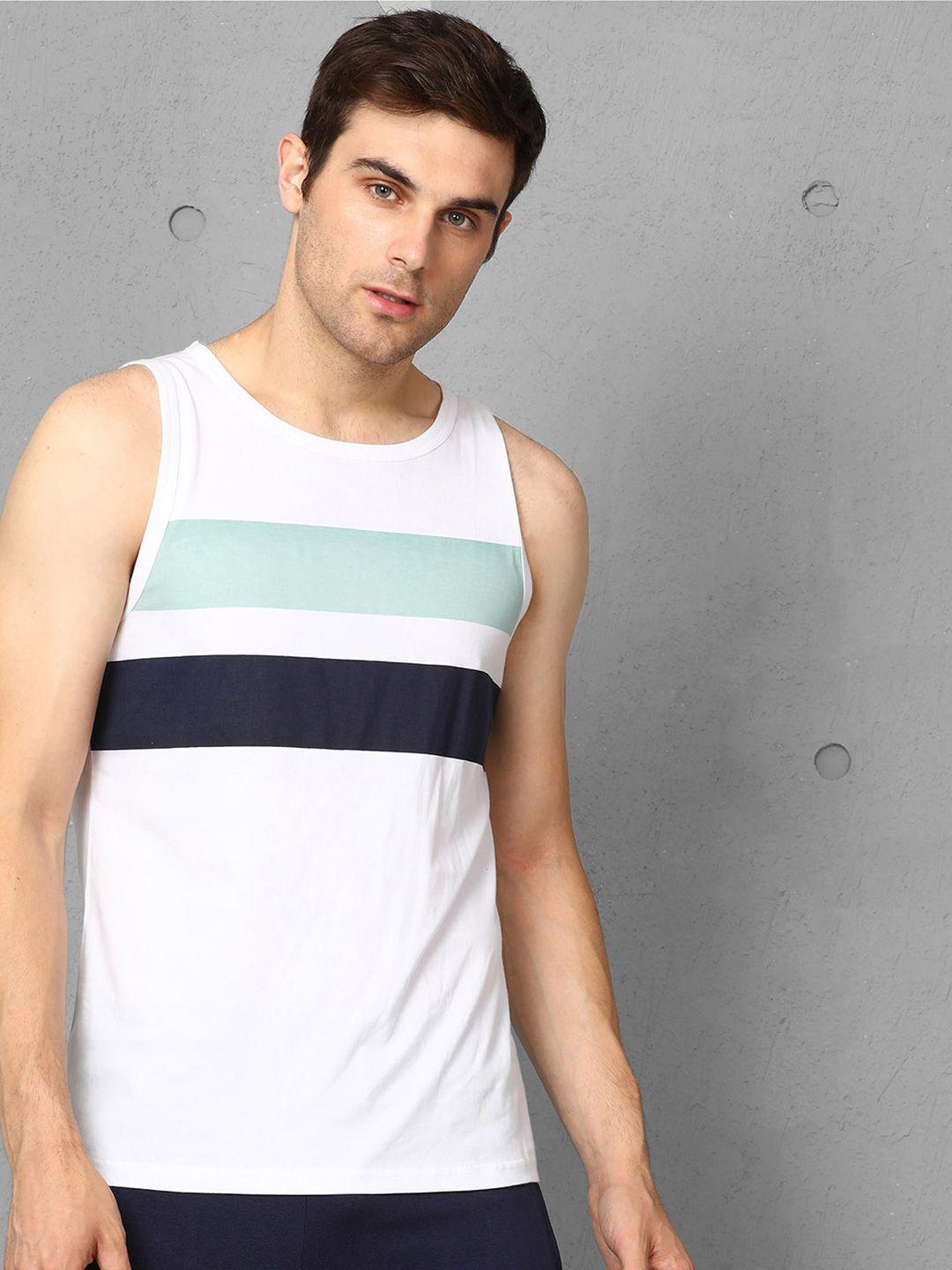 metronaut striped pure cotton t-shirt