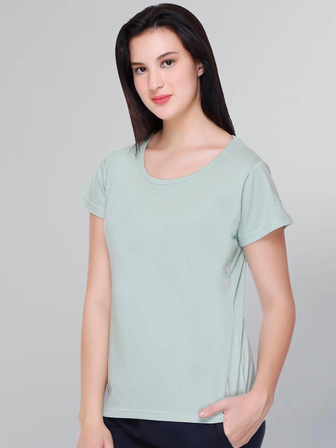 godfrey regular fit cotton knitted t-shirt