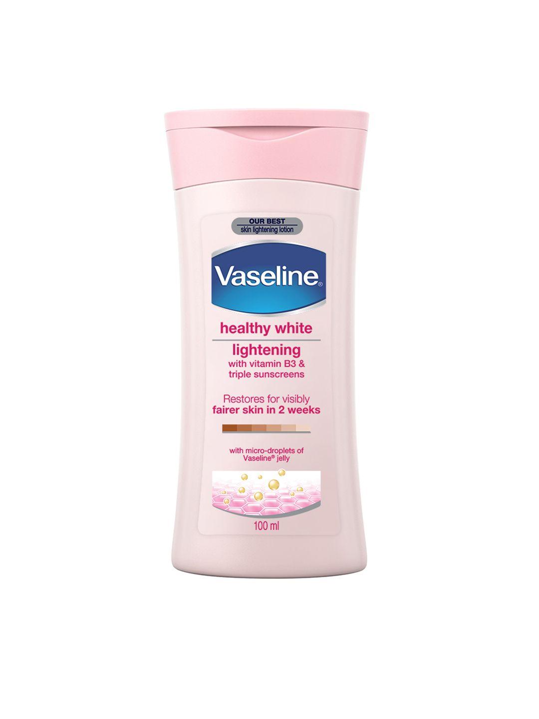 vaseline healthy white lightening body lotion 100 ml