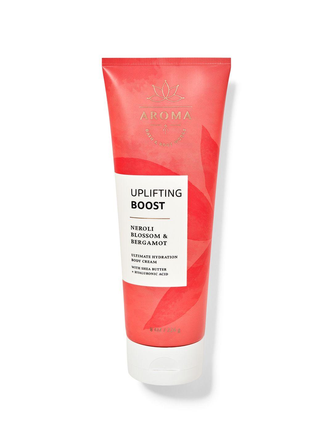 bath & body works uplifting boost neroli blossom & bergamot body cream - 226g