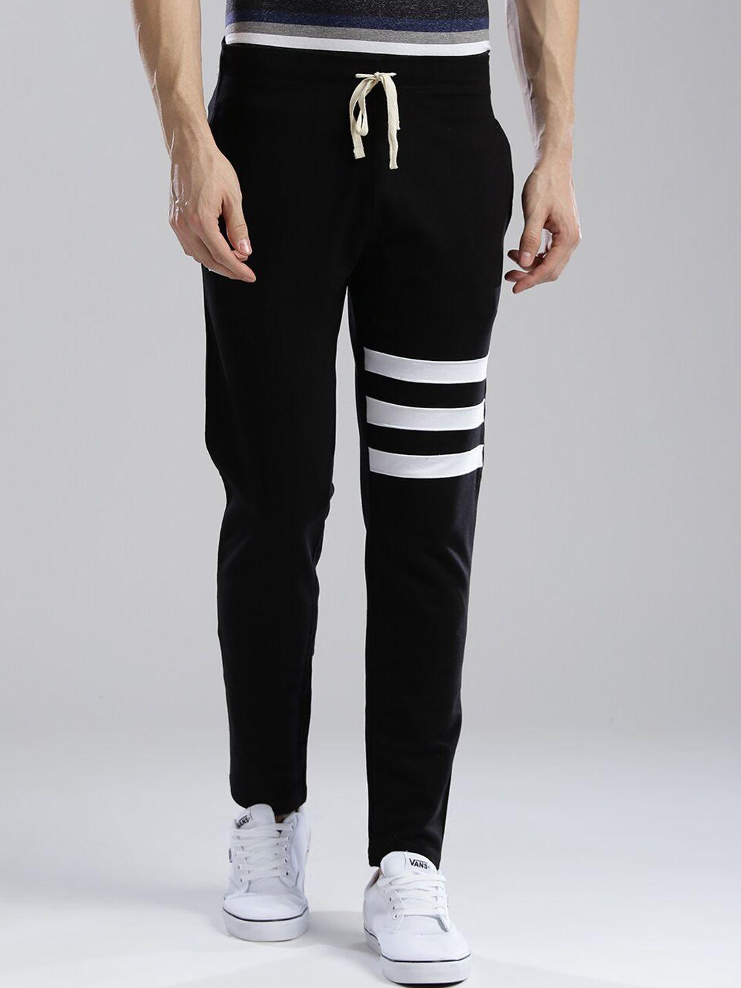 hubberholme men mid-rise straight-fit track pants