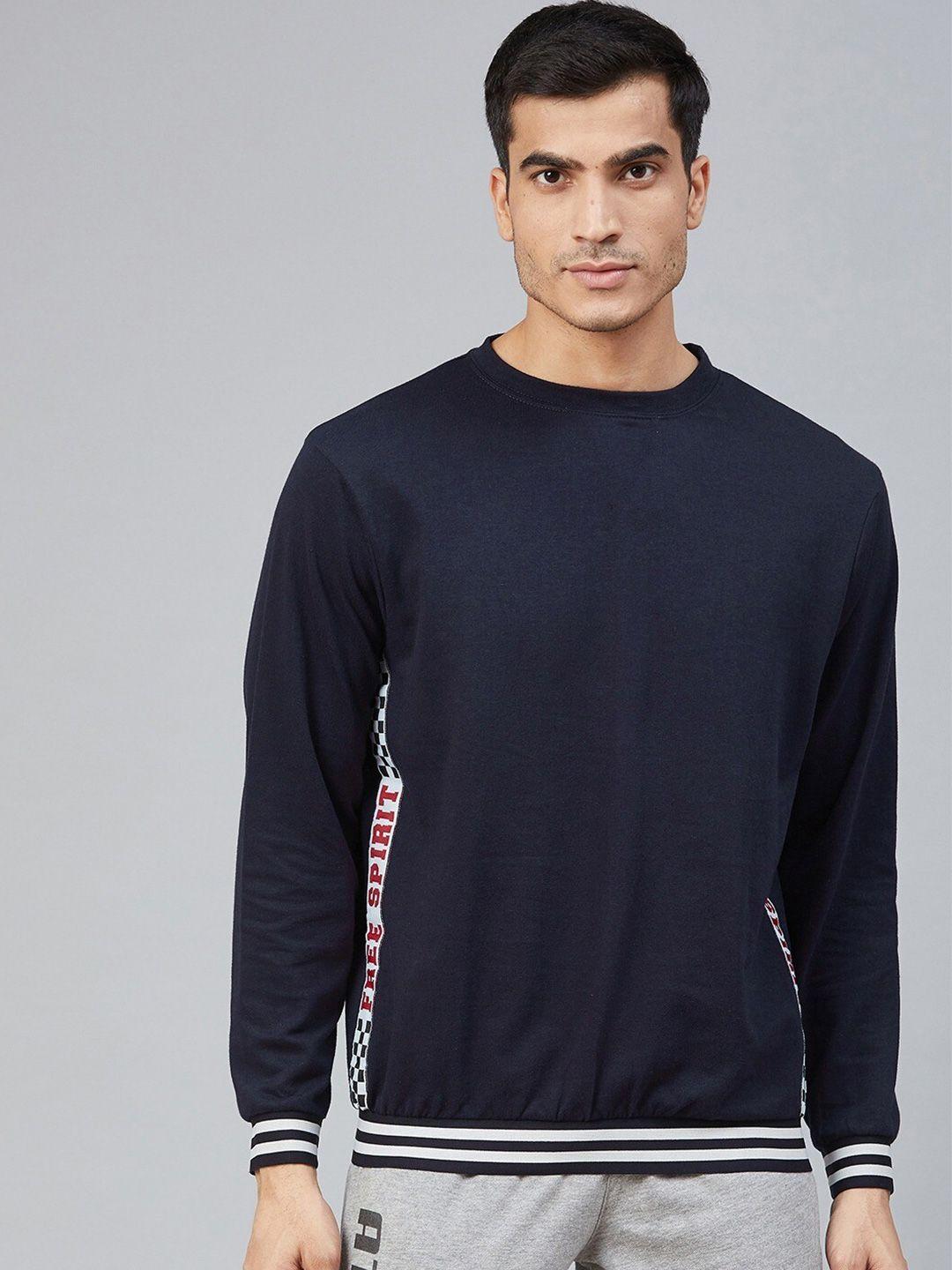 hubberholme round neck cotton sweatshirt