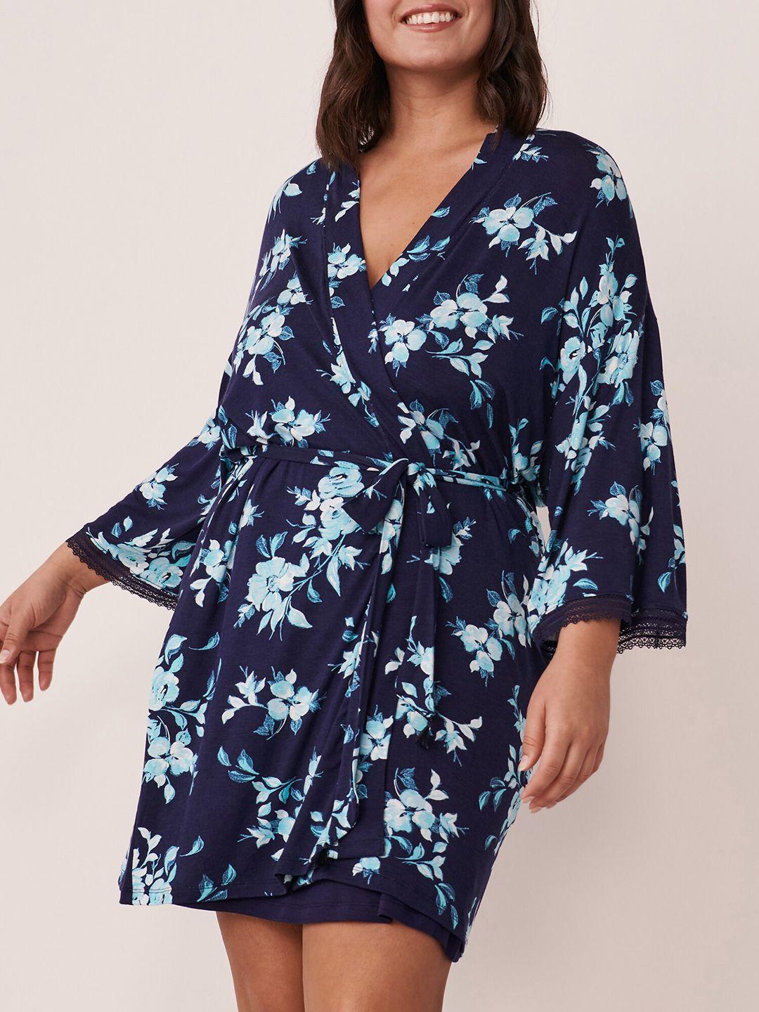 la vie en rose women floral printed robe