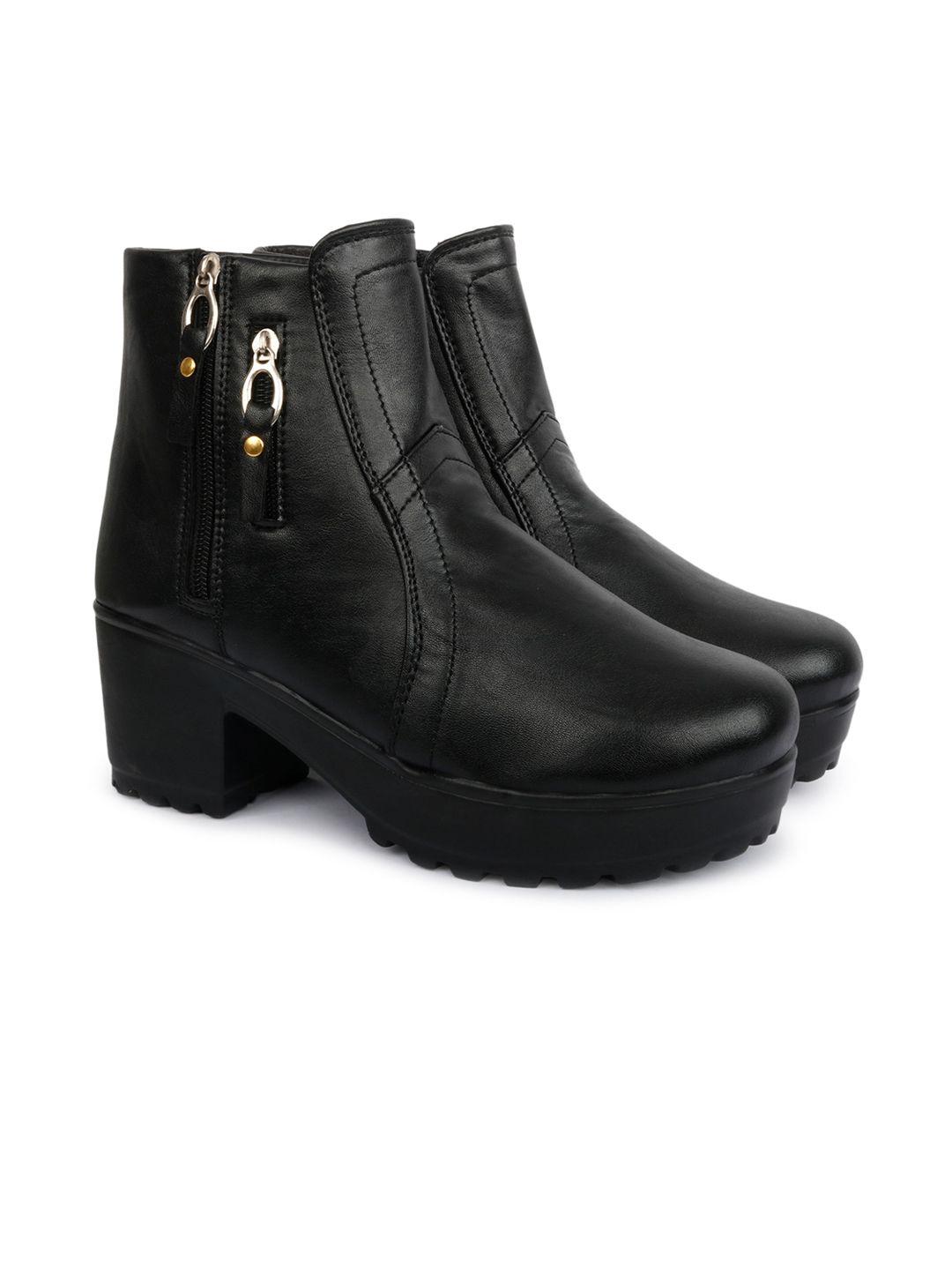 ophelia women textured heeled regular boots