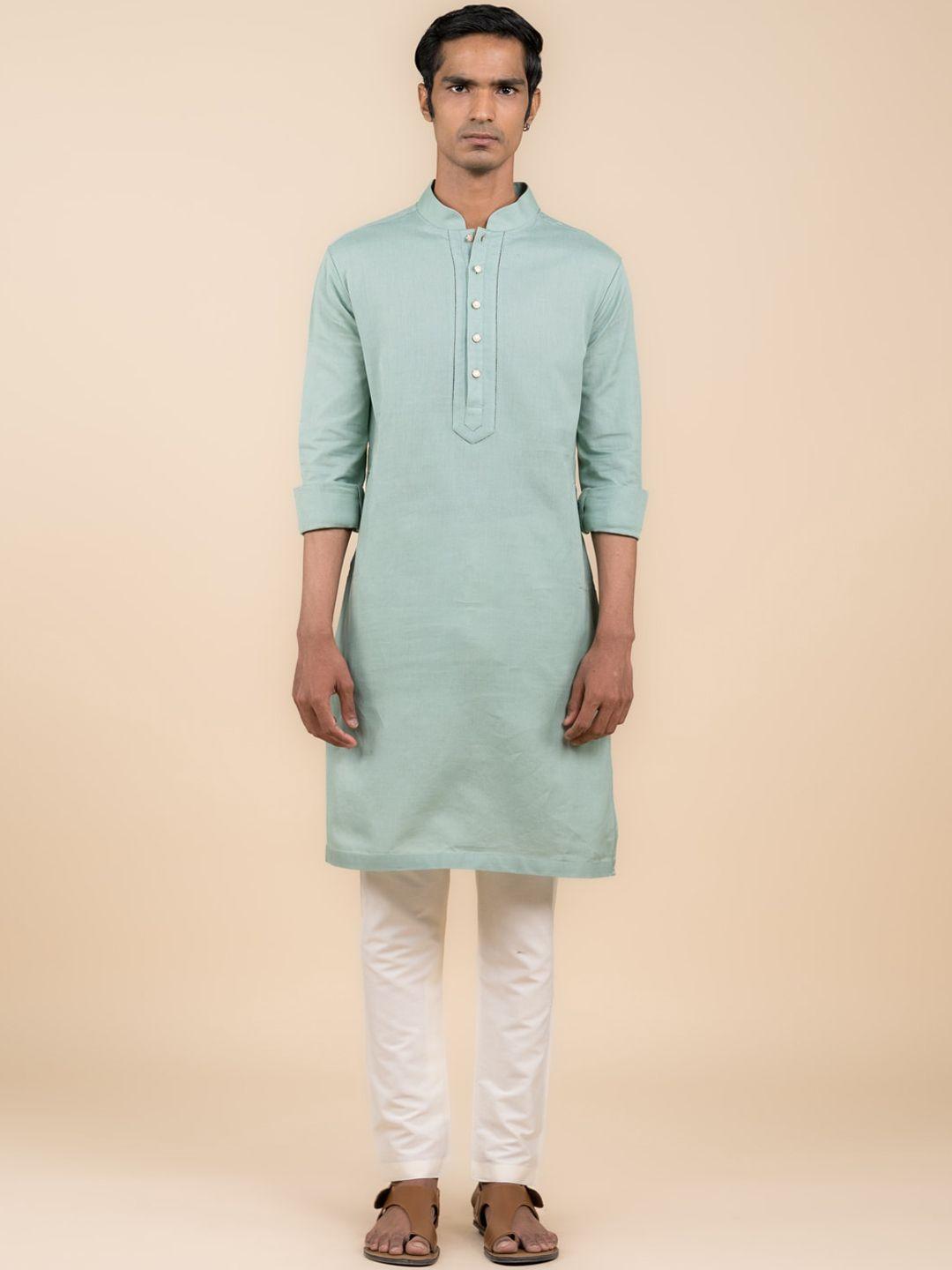 tasva mandarin collar straight kurta