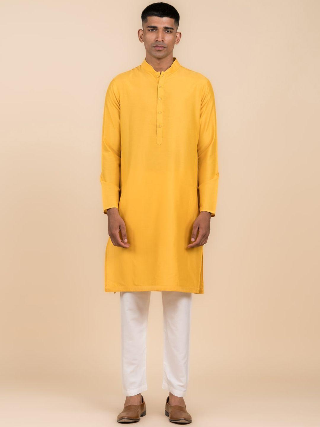 tasva mandarin collar straight kurta