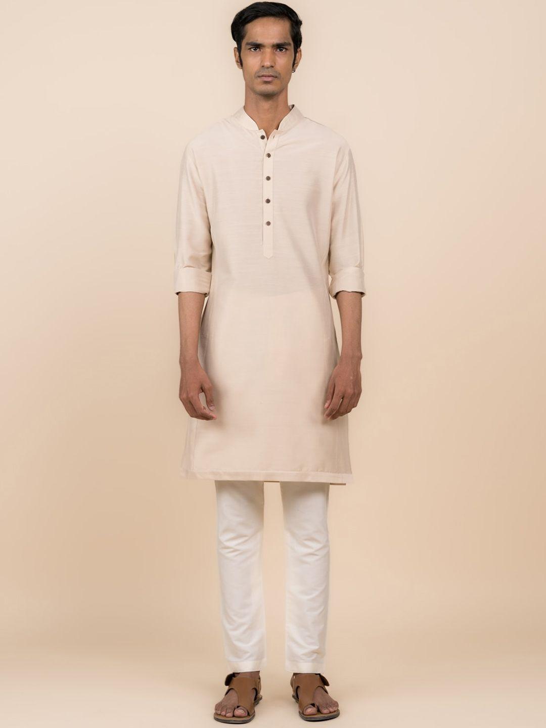 tasva mandarin collar straight kurta