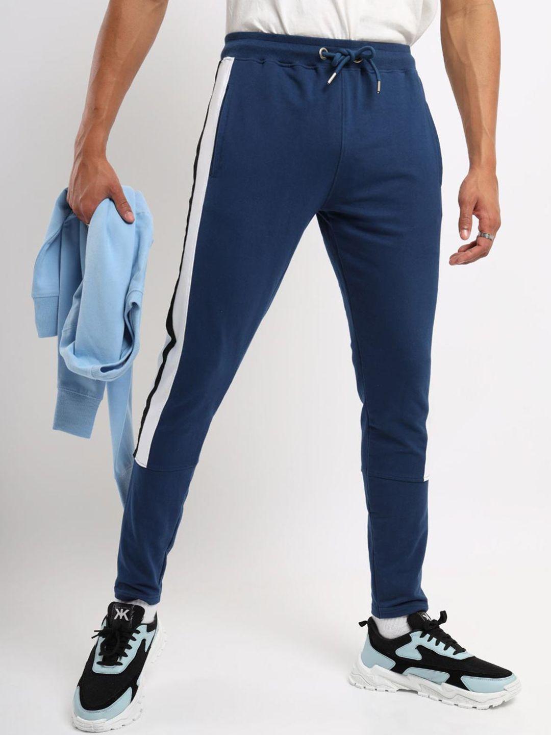 nobero men mid-rise cotton track pants