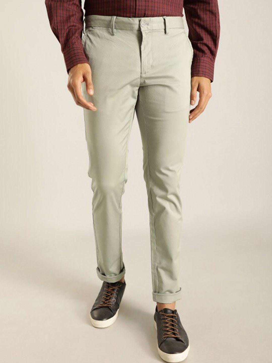 indian terrain men brooklyn slim fit chinos trousers