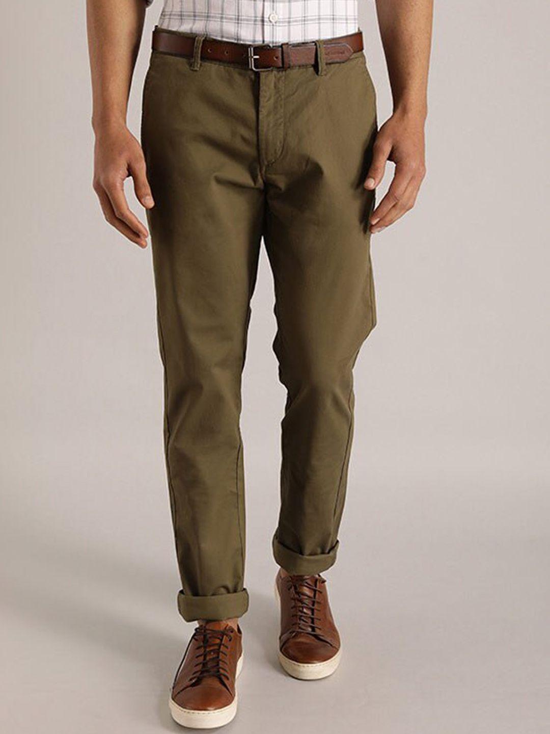 indian terrain men brooklyn slim fit chinos trousers