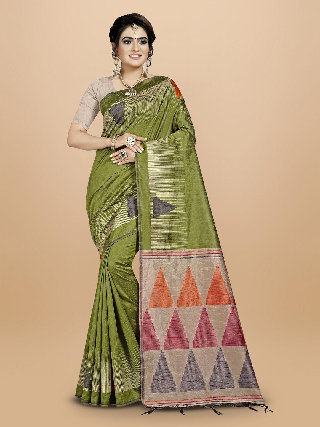 vishnu weaves woven design zari saree