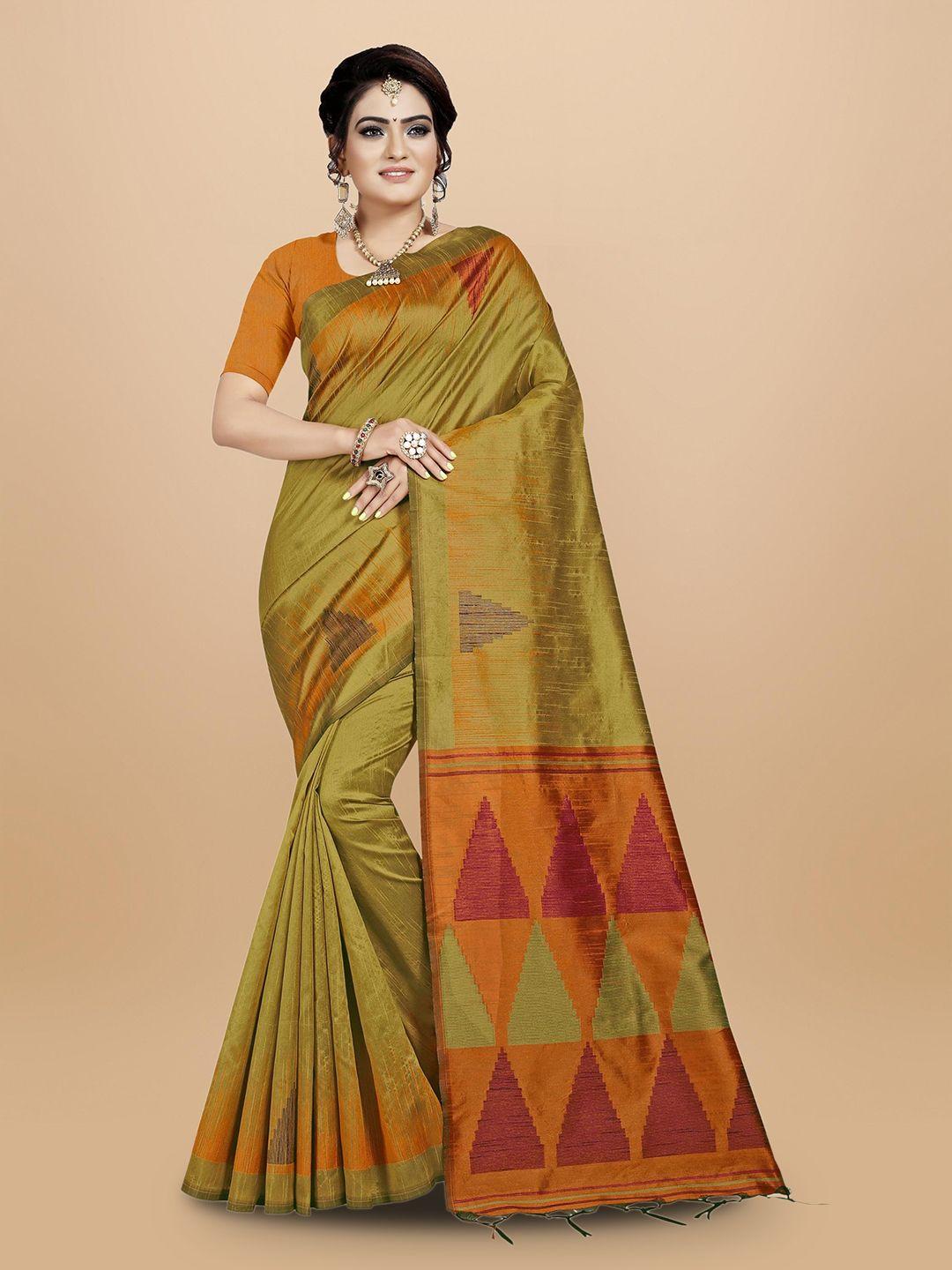 vishnu weaves woven design zari saree