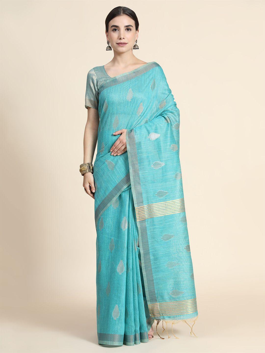 vishnu weaves ethnic woven design zari pure cotton saree