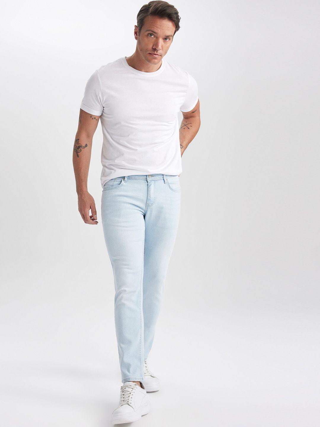 defacto men heavy fade stretchable jeans