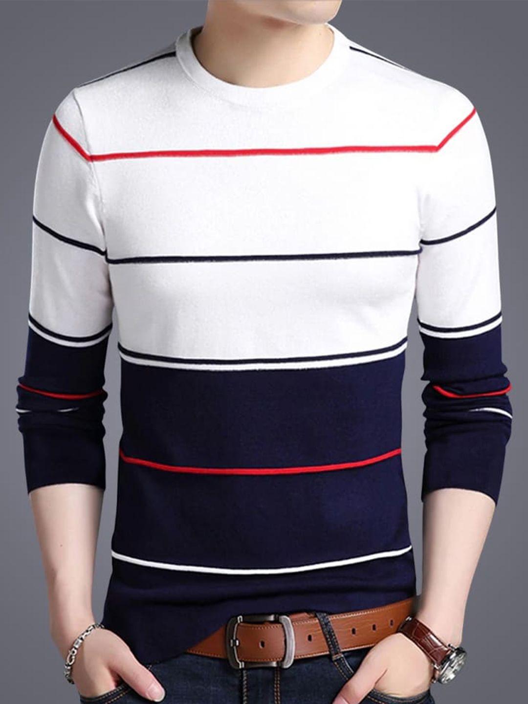 eyebogler striped long sleeves cotton t-shirt