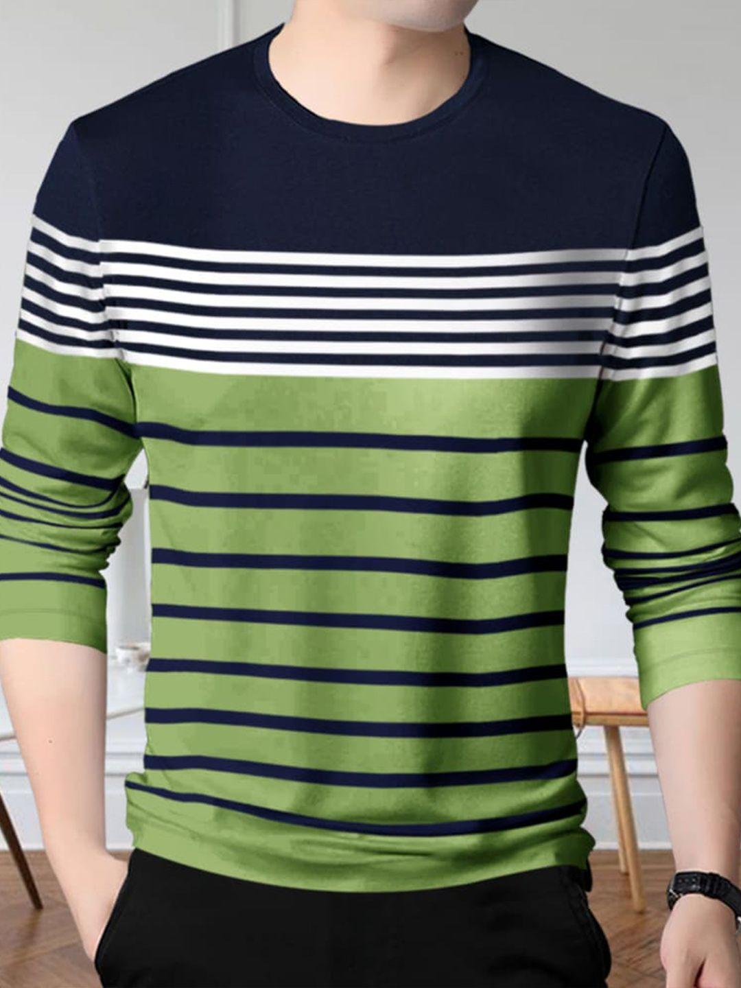 eyebogler striped long sleeves cotton t-shirt