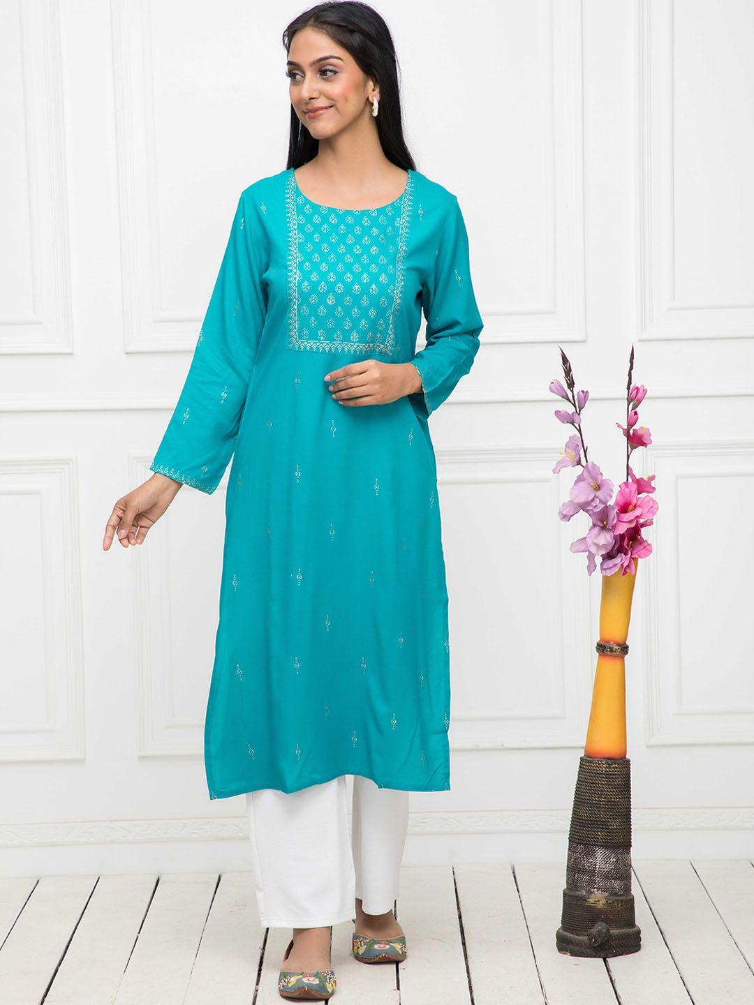 myshka ethnic motifs printed kurta