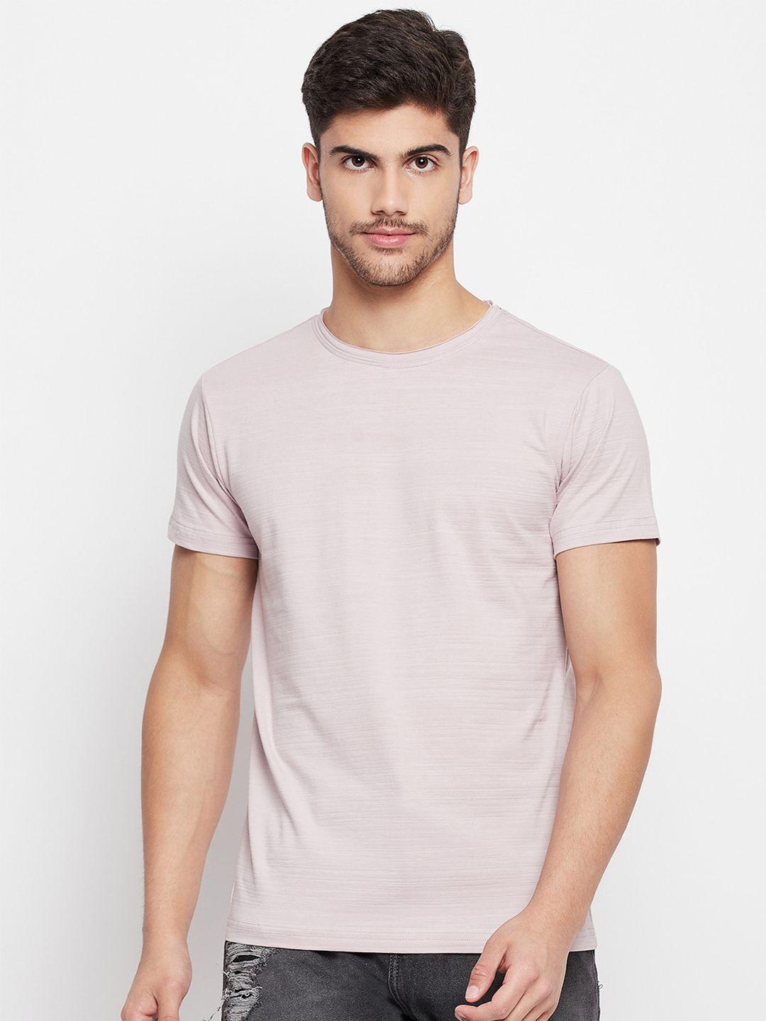 qubic round neck cotton t-shirt