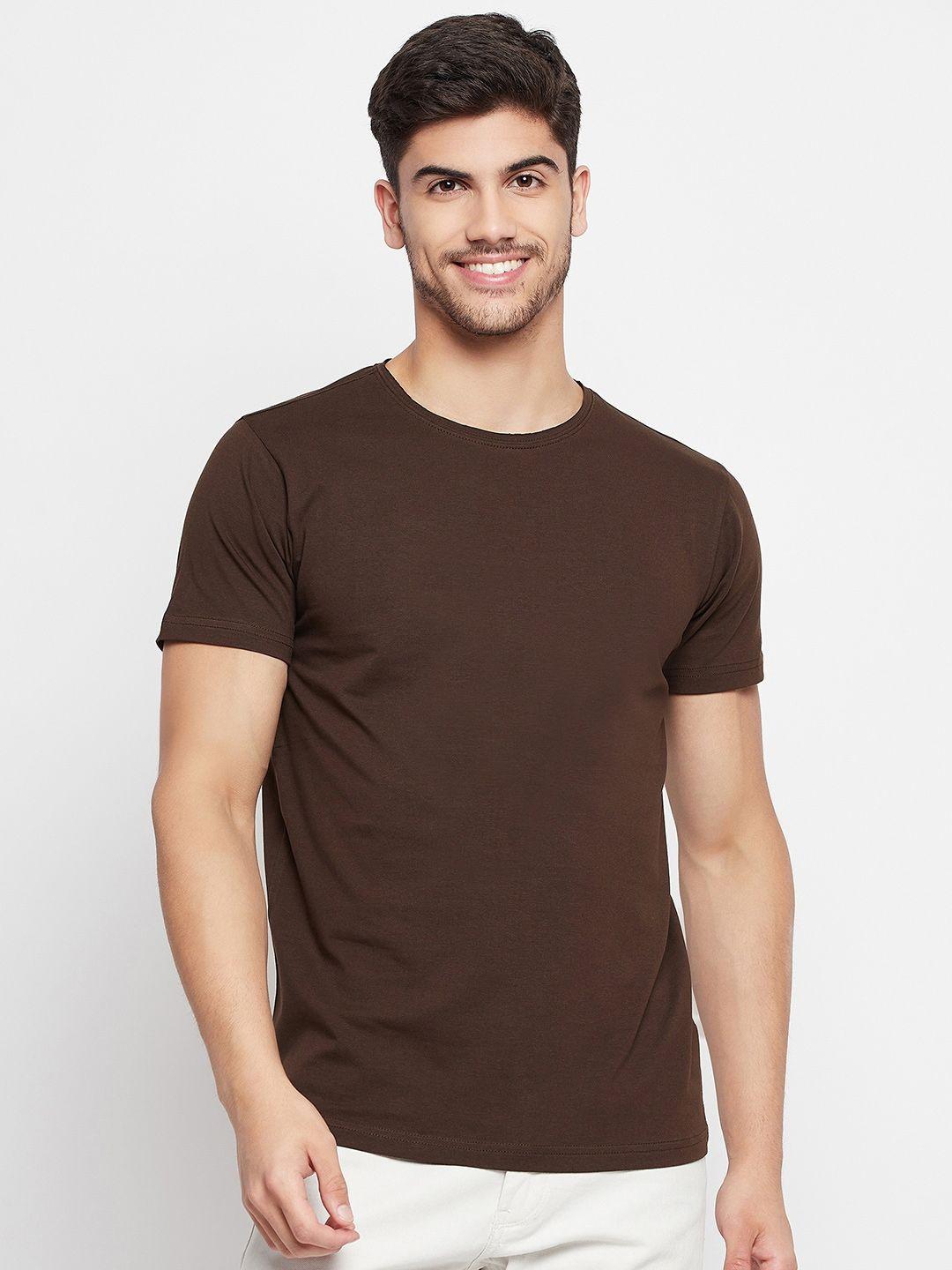 qubic round neck cotton t-shirt