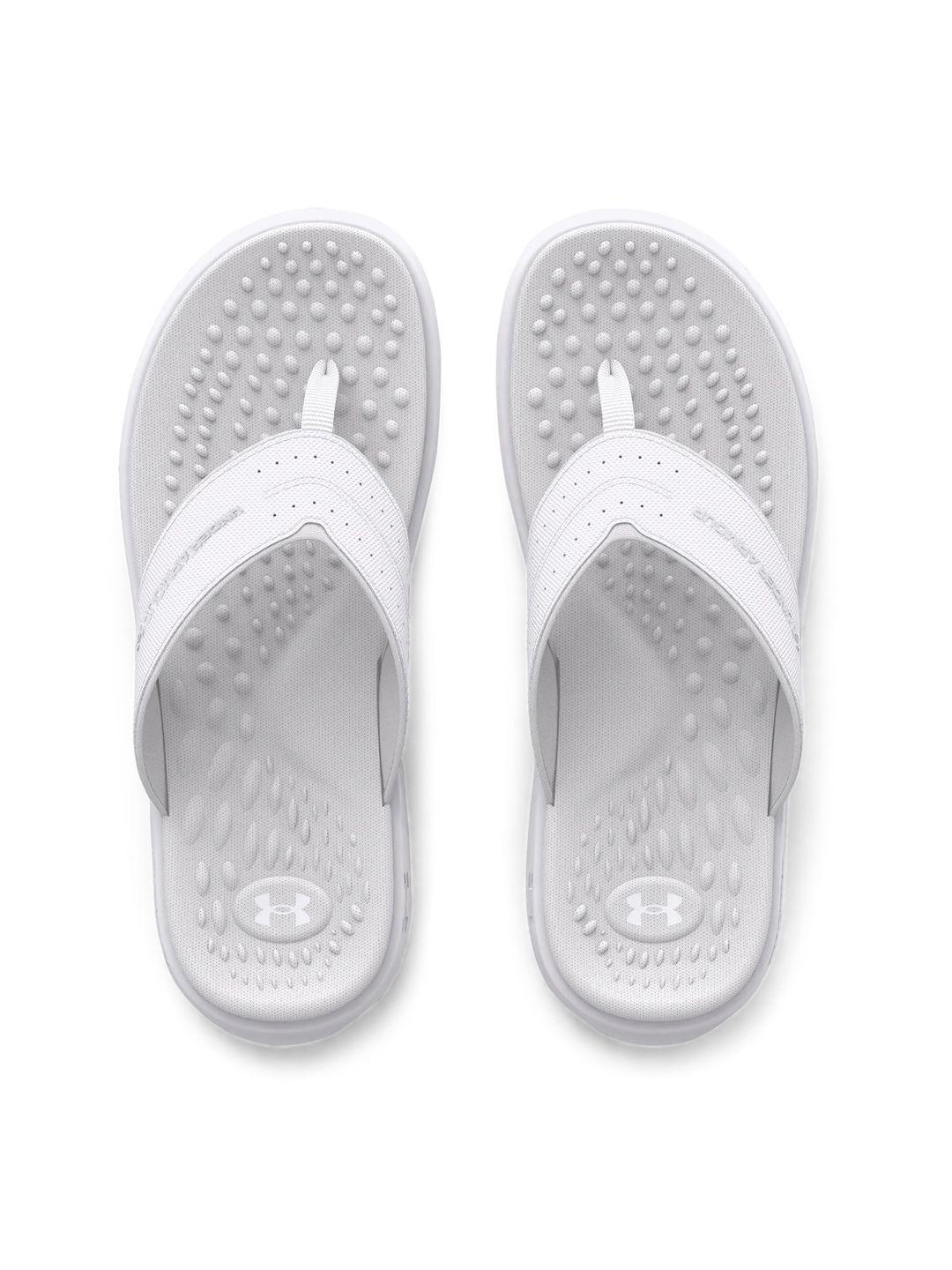 under armour women perforated thong flip-flops