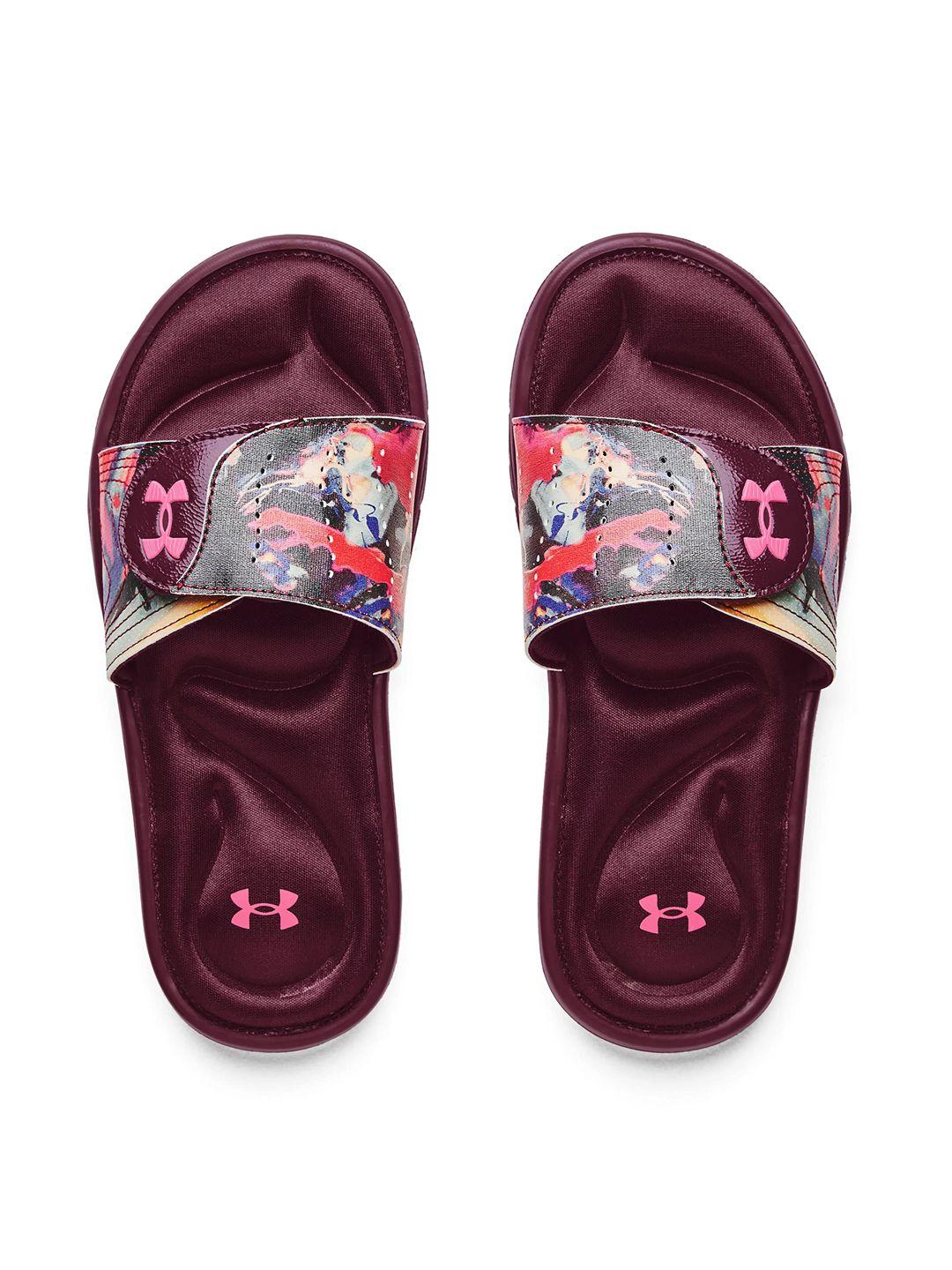 under armour women printed sliders