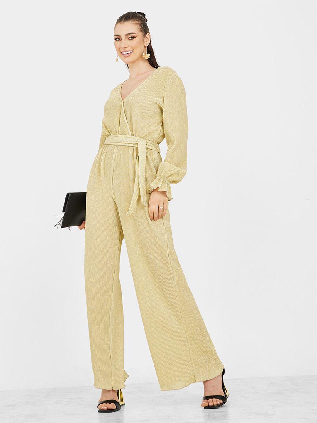 styli self design bell sleeves basic jumpsuit