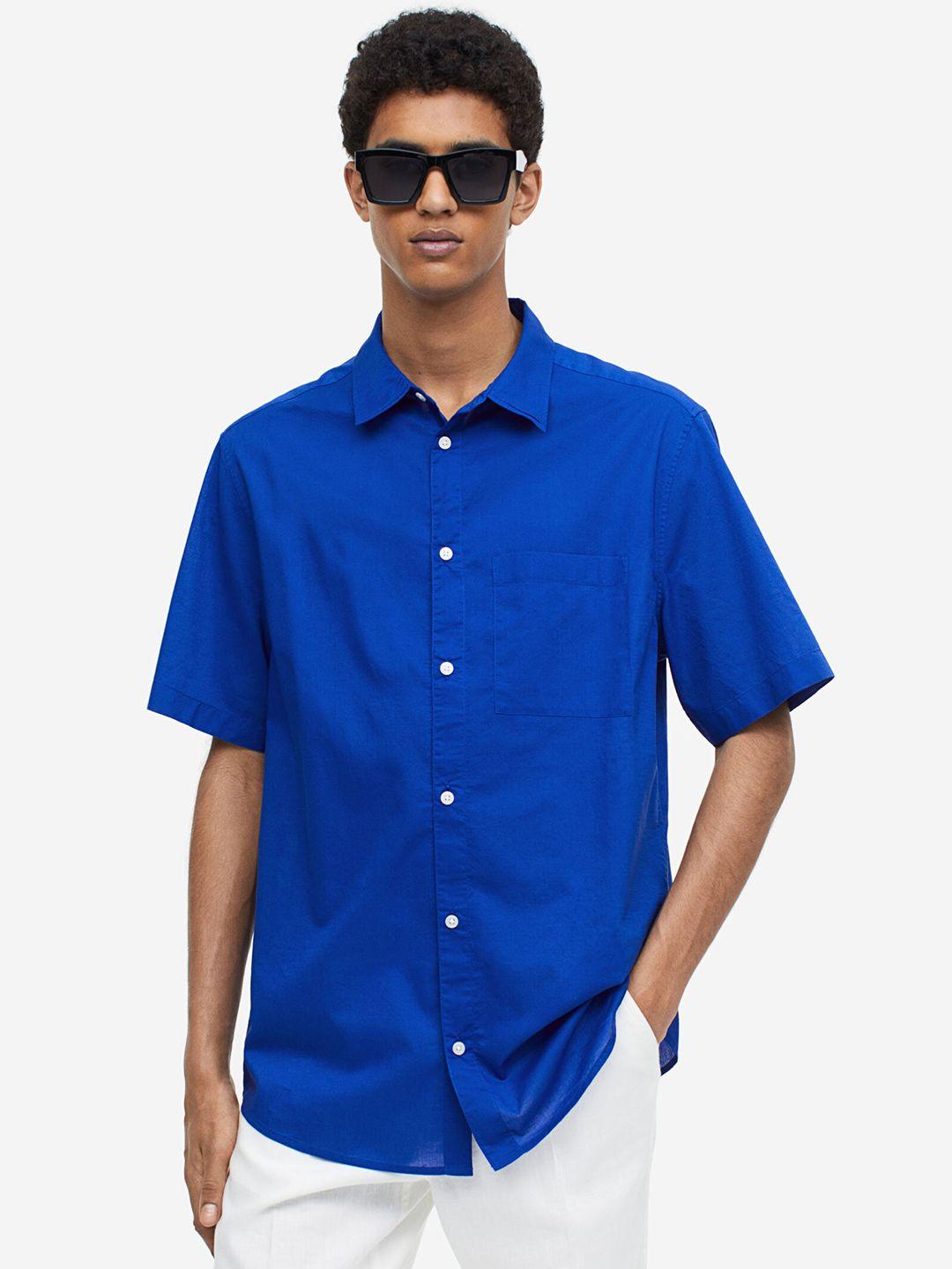 h&m men regular fit cotton shirt