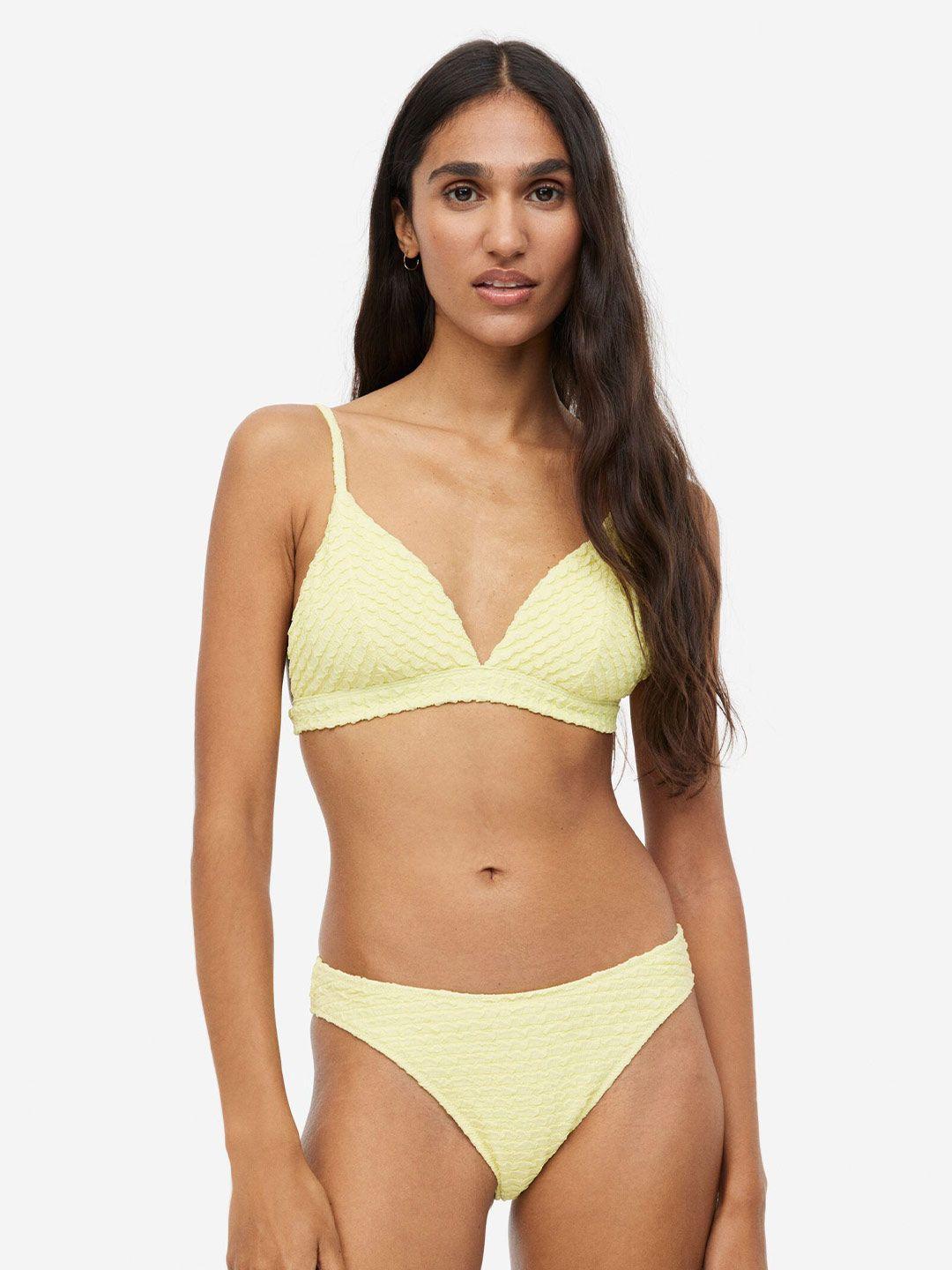 h&m padded triangle bikini top