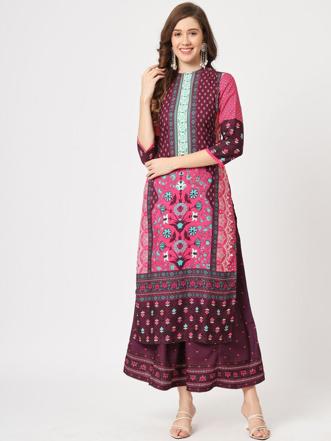 pannkh ethnic motifs printed kurta